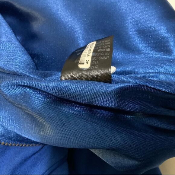 Antonio Melani Jeremi Blue Stretch Knit Fit Flare Work Social Dress 4 $159 - Picture 7 of 10